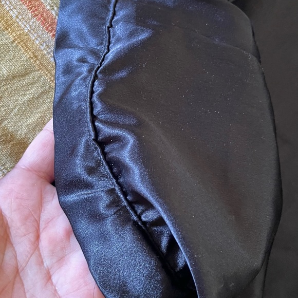 Black satin trousers - Picture 2 of 5